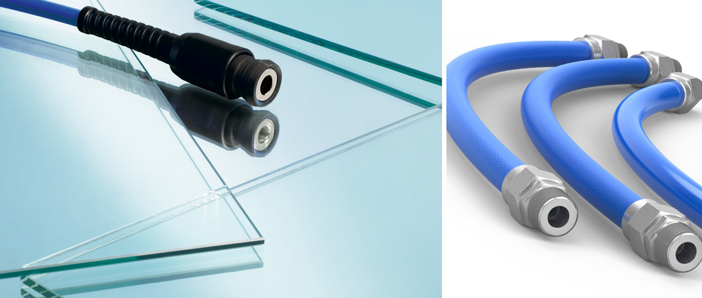 Nuova copertura Soft-line e frusta antivibrazioni per aria compressa