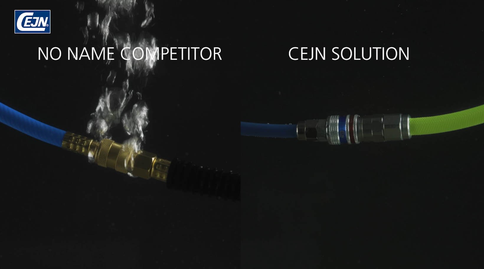 Compressed air optimisation - Brass nipples vs CEJN eSafe