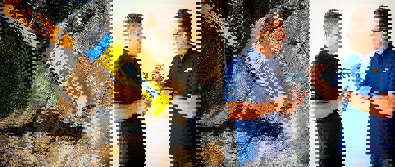 CEJN TLX incluso nel kit per martelli idraulici Epiroc in Fredsund Maskin