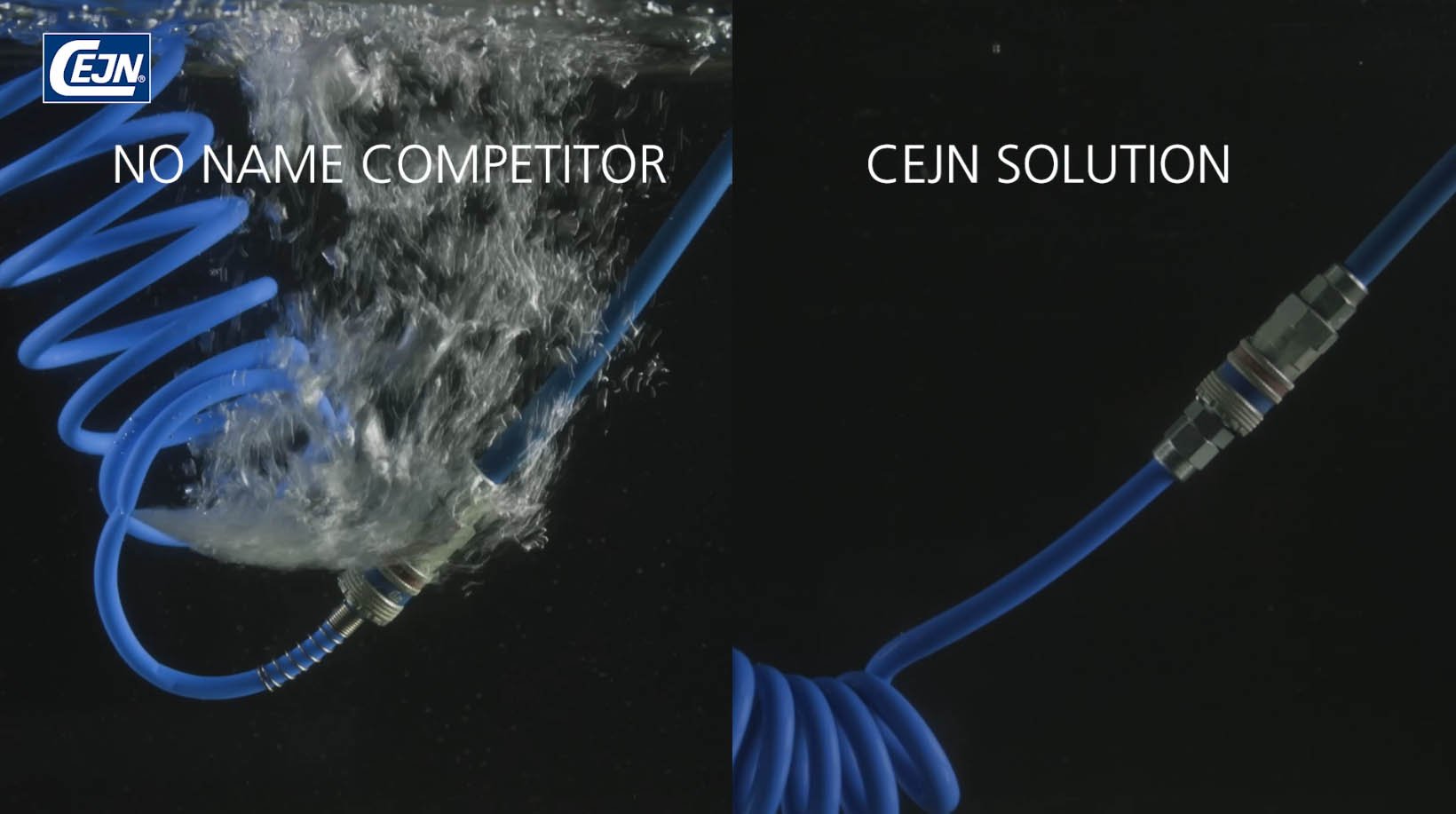 Compressed air optimisation - PA hose vs PUR hose