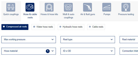 CEJN Product Selector available on cejn.com