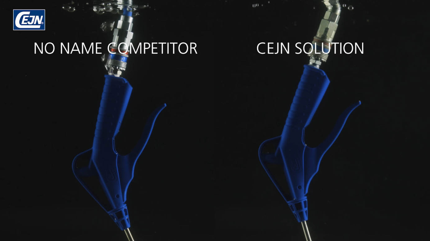 Compressed air optimisation - Plumber's tape vs CEJN pre-coated thread sealing