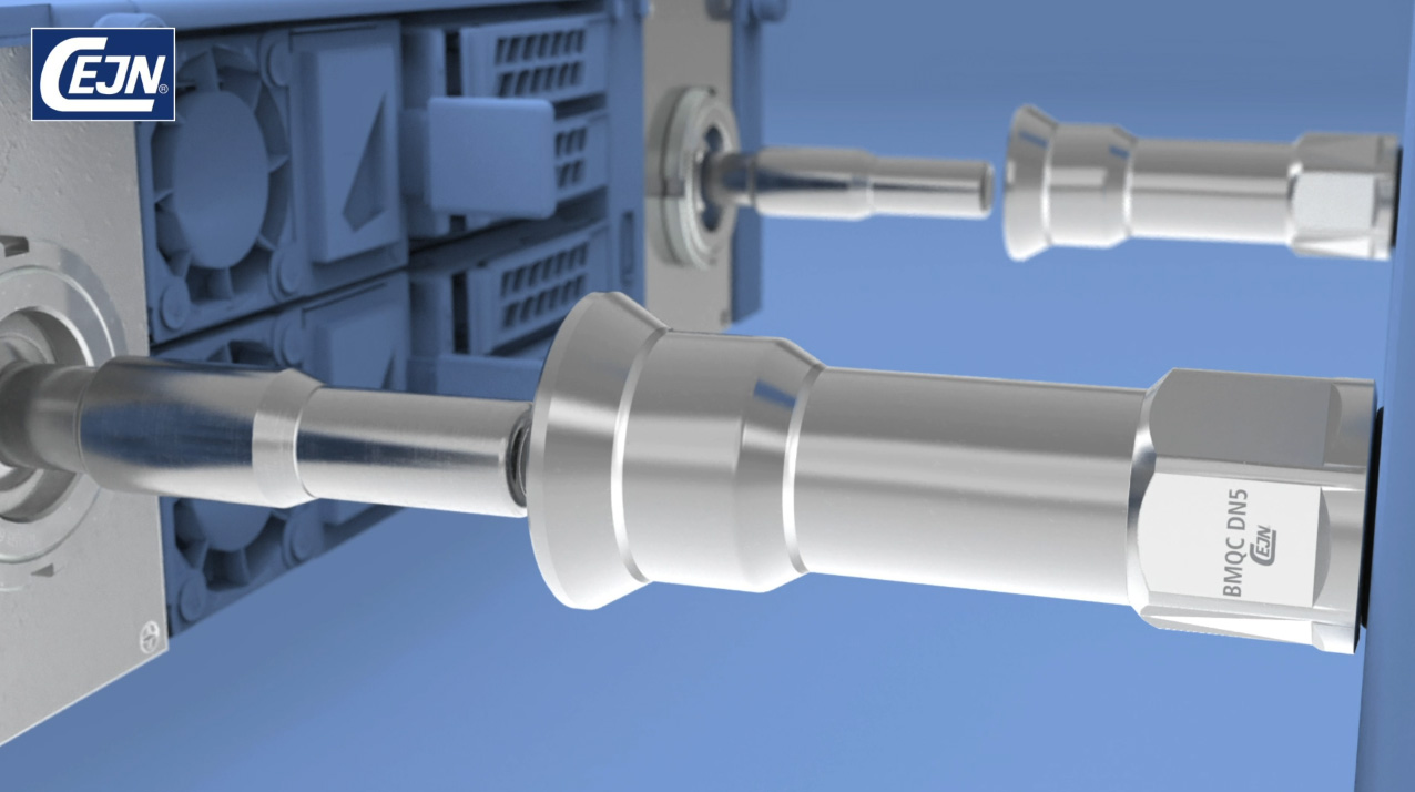 OCP Blind-Mate Quick Connectors (BMQC) for data center DLC applications