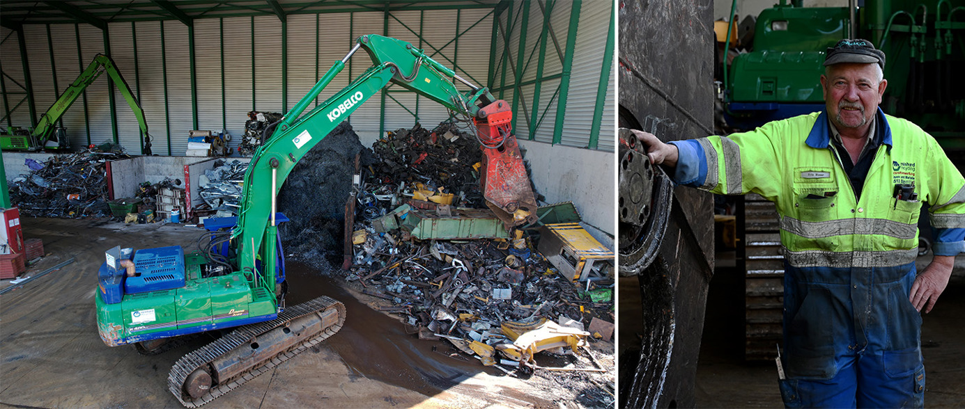 Performance renforcée et disparition des fuites d’huile pour Reinhard Recycling après l’installation du TLX de CEJN
