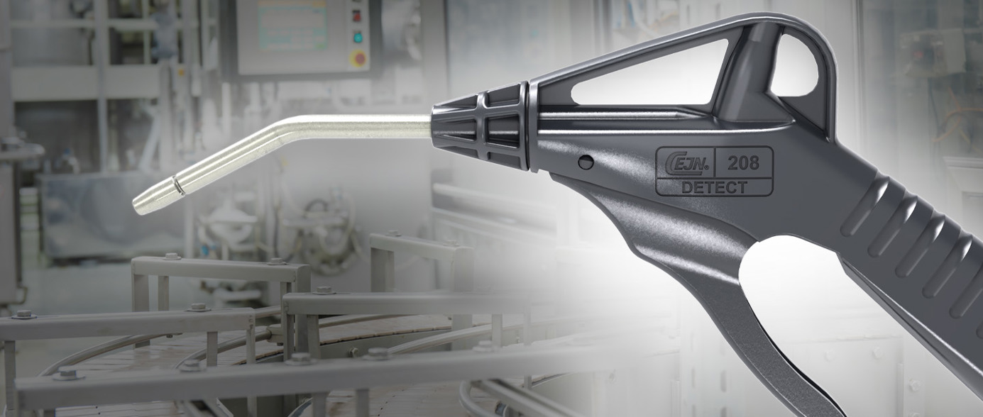 Introducing the 208 Detect blow gun - developed for improved food safety within the food and beverage industry