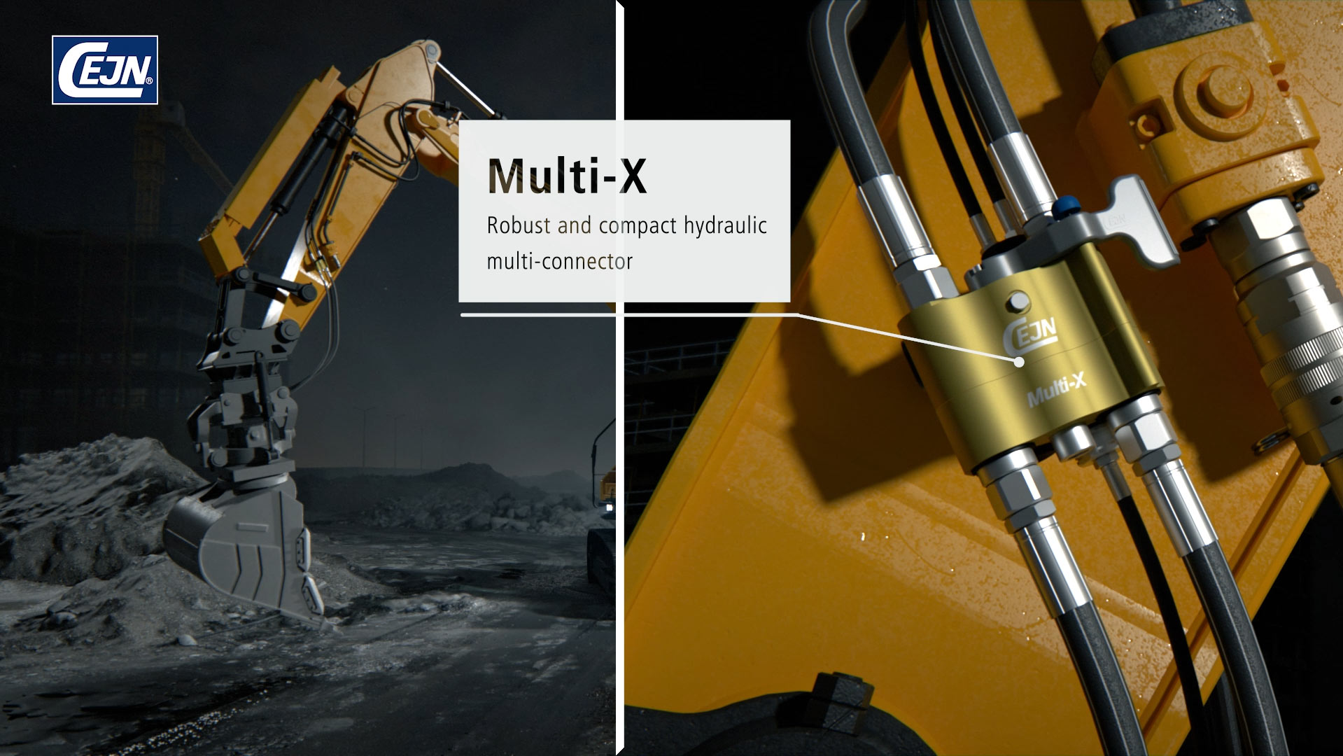 Multi-X multi-couplings for construction machines