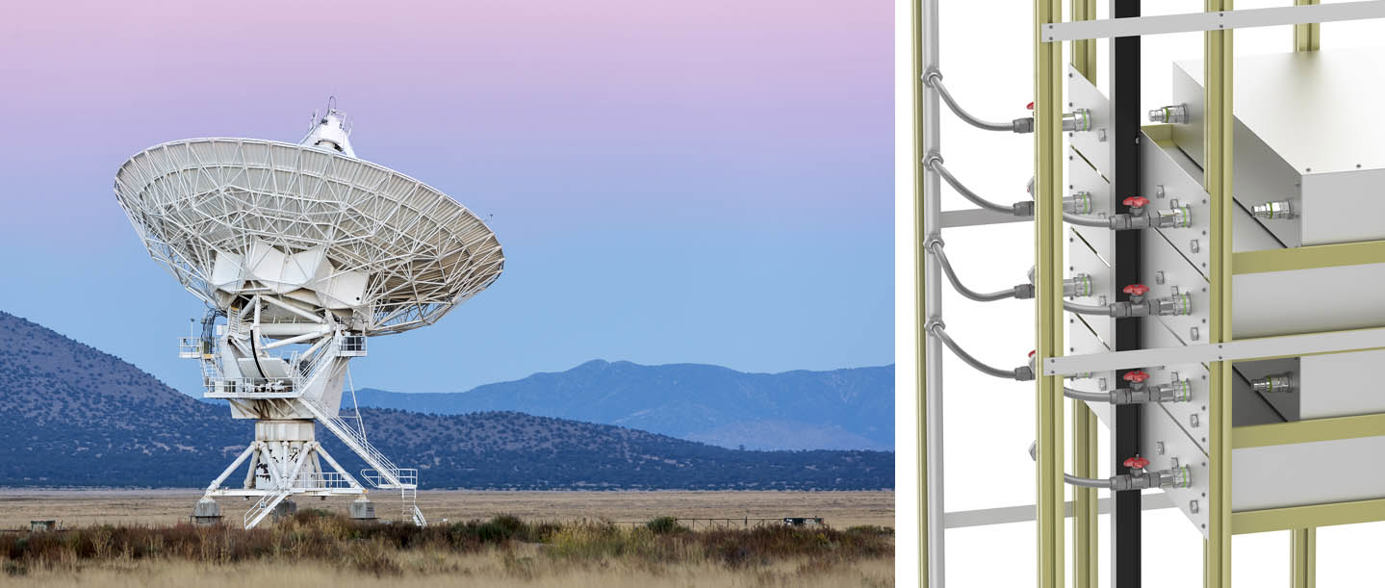 Connessione guidata per garantire il raffreddamento dei trasmettitori