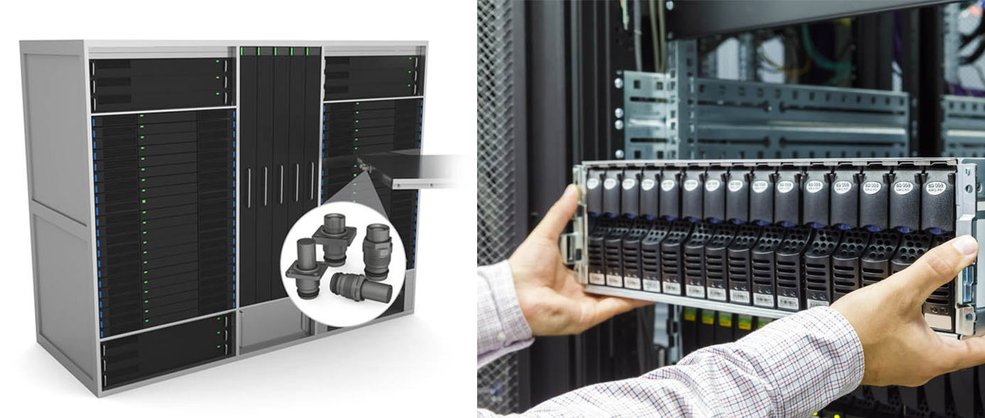 Coupleur anti-goutte à l’aveugle pour régulation thermique