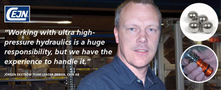 O poder das Esferas de Aço – Uma visão do trabalho da CEJN dentro da Ultra Alta Pressão