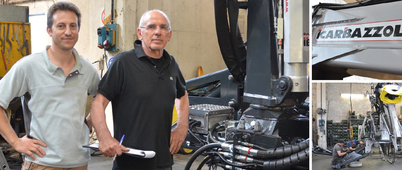 ICAR BAZZOLI: « Le raccord hydraulique encliquetable WEO fournit une solution sans problème »