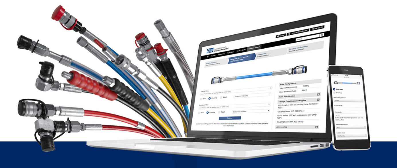 高圧油圧ホースキットの構成及びオーダー