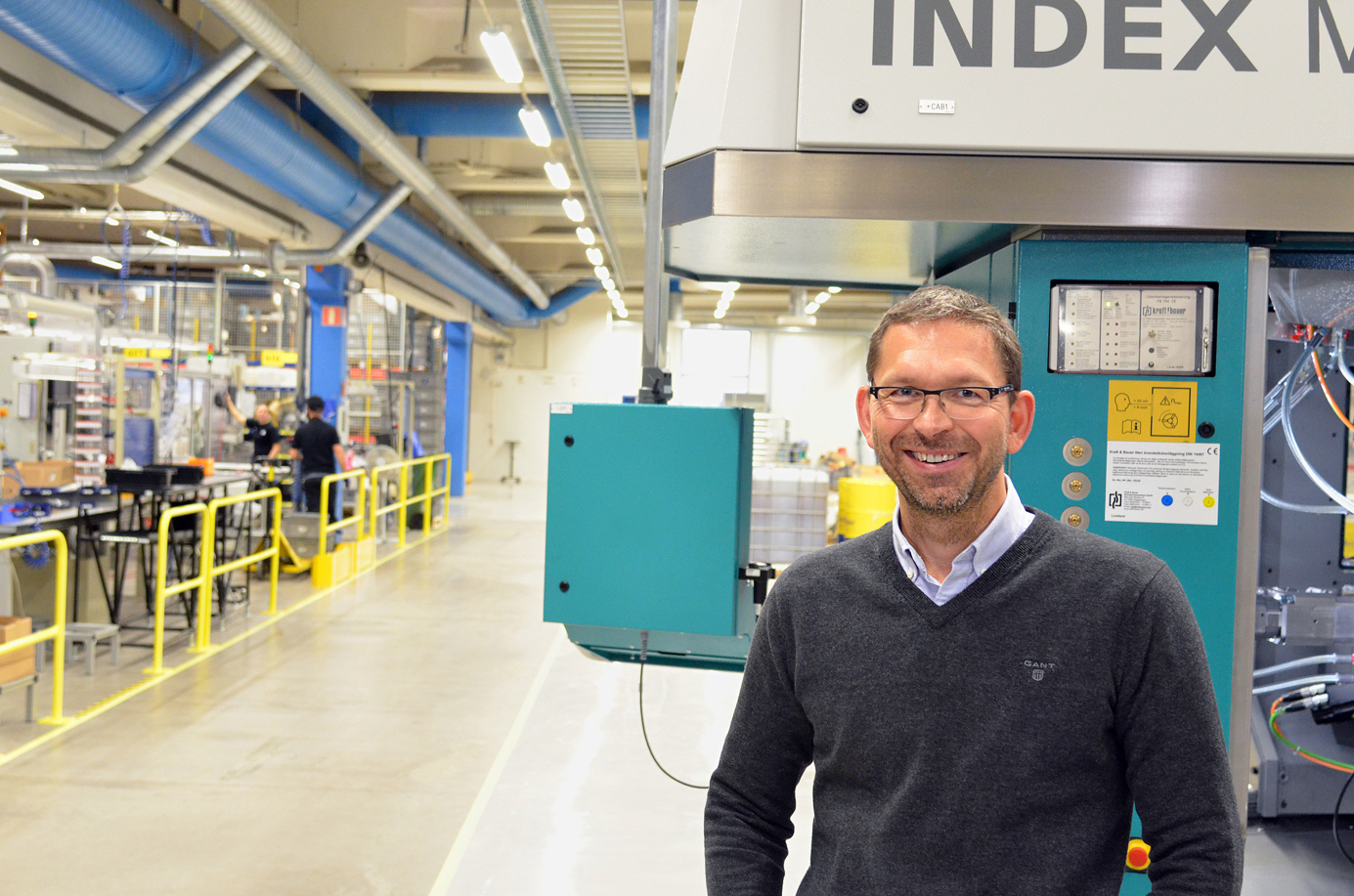 Produzione innovativa in realizzazione presso CEJN specialista per gli attacchi rapidi