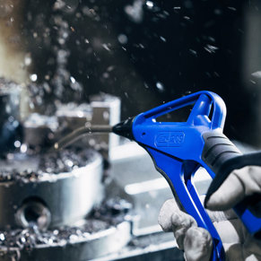Her er den nye serie 209 trykluft- og væskepistoler – designet til bedre ergonomi på arbejdspladsen