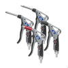 
Safety blow guns with adjustable flow and nozzle