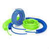 
Straight/spiral braided and non-braided polyurethane (PUR) and rubber (EPDM) hoses for compressed air