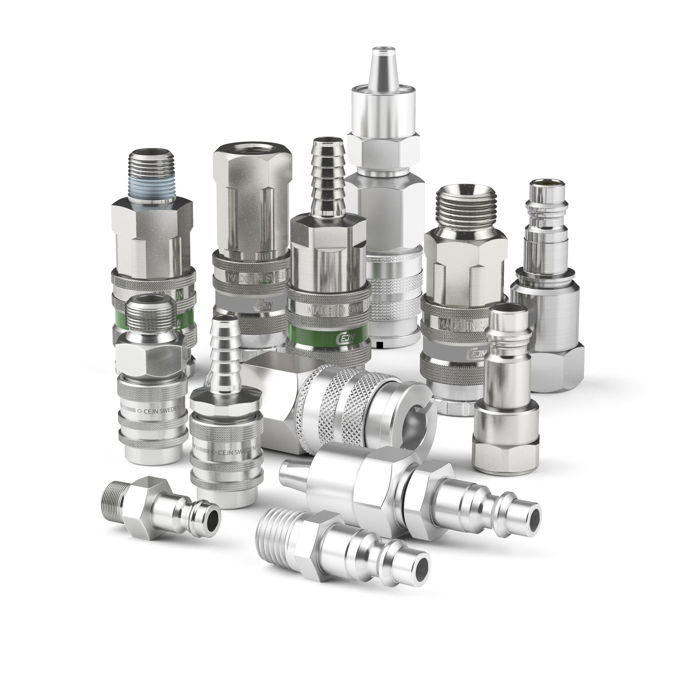 Breathing air couplings
