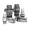 
Non-spill auto-couplings for low-pressure fluids