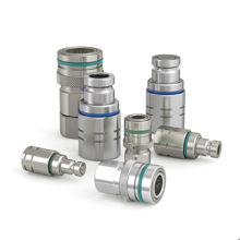 Non-drip quick couplings