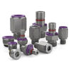 
Hydraulic push-to-connect fittings